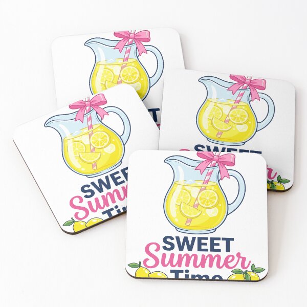 Item preview, Sweet Summer Time Preppy Lemonade Pitcher designed and sold by KroghDs.