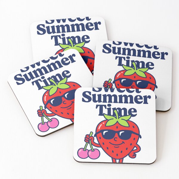 Item preview, Sweet Summer Time Cool Cartoon Strawberry designed and sold by KroghDs.