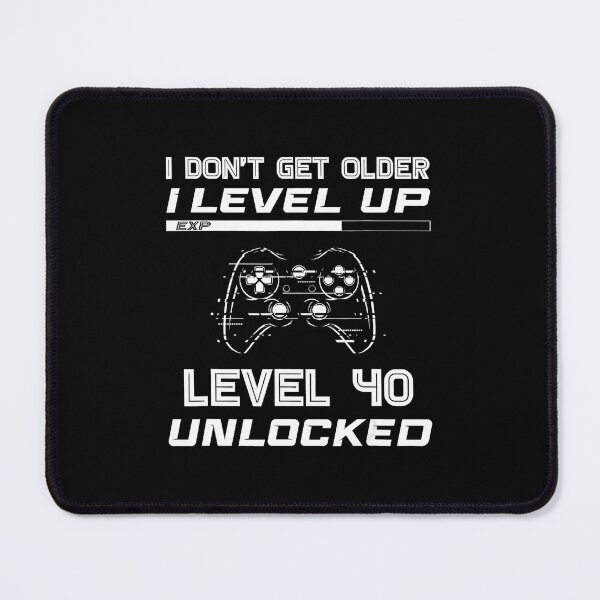 Item preview, Level 40 Unlocked Retro Gamer Birthday for Classic Gaming Fans designed and sold by FGTV2021.