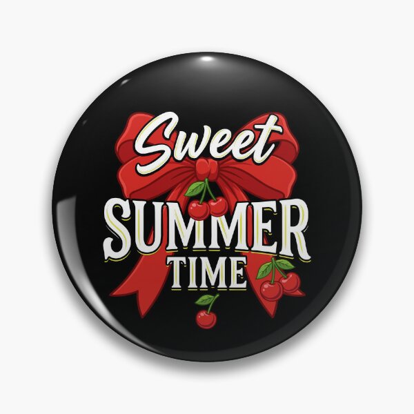 Item preview, Sweet Summer Time Preppy Cherry Bow designed and sold by KroghDs.