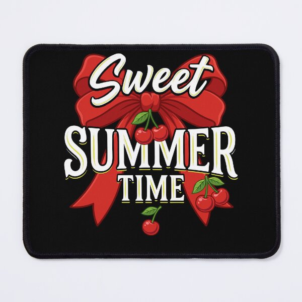 Item preview, Sweet Summer Time Preppy Cherry Bow designed and sold by KroghDs.