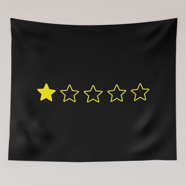 Item preview, 1 Star Review Bad Rating Vector designed and sold by THP Creative.