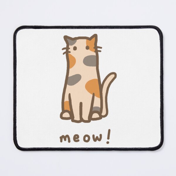Item preview, Cute Calico Tortoiseshell Cat Kawaii Meow Illustration designed and sold by dezilimCat.