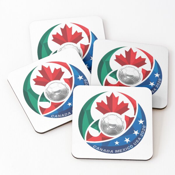 Item preview, Canada Mexico USA 2026 Round Soccer Emblem Cup T-Shirt_83488590 designed and sold by gidget-gadget.