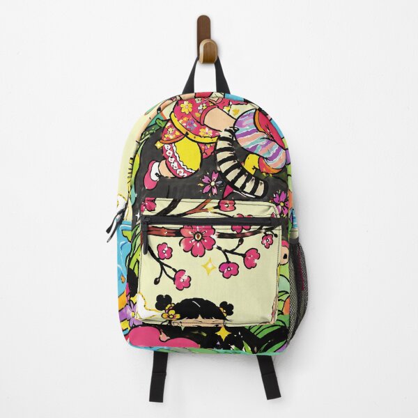 Item preview, Whimsical Folk Art Children Riding Buffalo in Colorful Asian Landscape designed and sold by eliramaison.