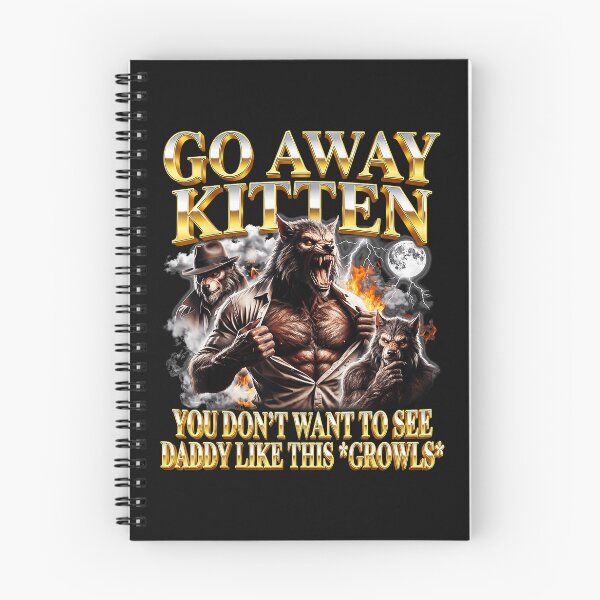 Item preview, Angry Werewolf Warning Quote With Dark Humor Forest Night Illustration designed and sold by Masonixem.