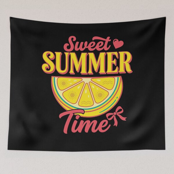 Item preview, Sweet Summer Time Retro Lemon Slice designed and sold by KroghDs.