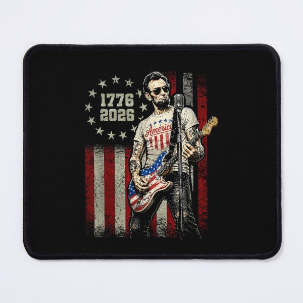 Item preview, Vintage Abraham Lincoln Abe Lincoln Playing Guitar 250 Years designed and sold by Ortigzitoun.
