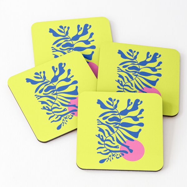 Item preview, Neon Green Bright Matisse Leaves Abstract designed and sold by MaiZephyr.