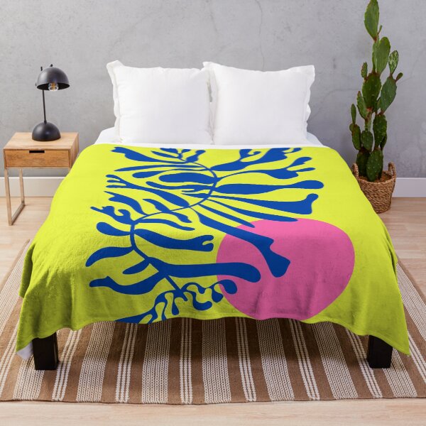 Item preview, Neon Green Bright Matisse Leaves Abstract designed and sold by MaiZephyr.