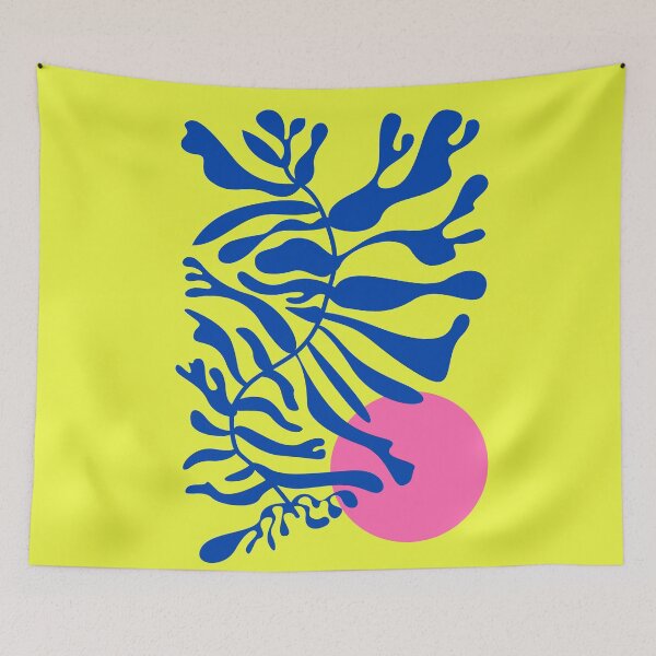 Item preview, Neon Green Bright Matisse Leaves Abstract designed and sold by MaiZephyr.