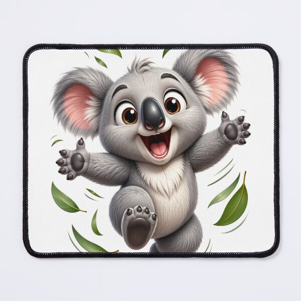 Item preview, Jumping Playful 3D Cartoon Animal Positive Vibes designed and sold by LunaPixelStudio.