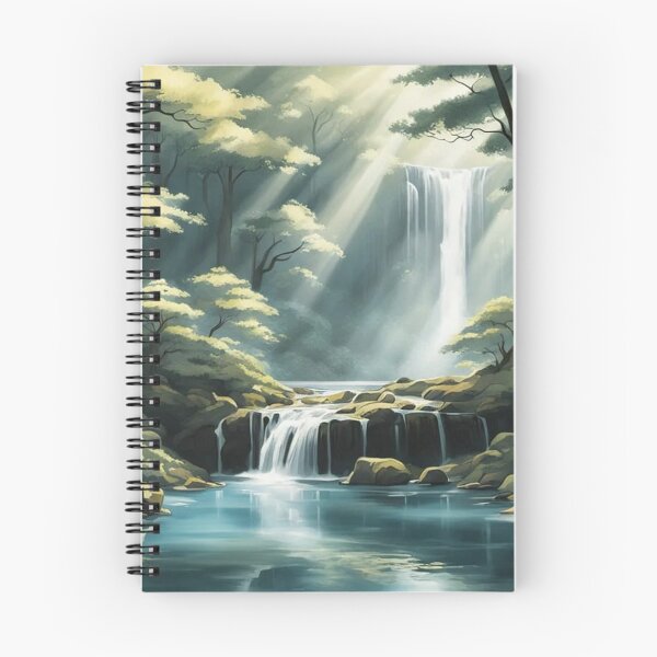 Item preview, Quiet Forest Waterfall designed and sold by Undersea Ai Art.