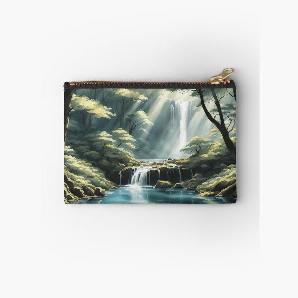 Item preview, Quiet Forest Waterfall designed and sold by Undersea Ai Art.