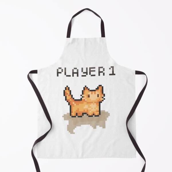 Item preview, Player 1 Cat Retro Gaming Orange Kitten designed and sold by dezilimCat.
