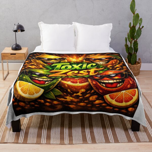 Item preview, Toxic Zest Angry Citrus Fruits Funny Badass Design designed and sold by JREEHBRAND.