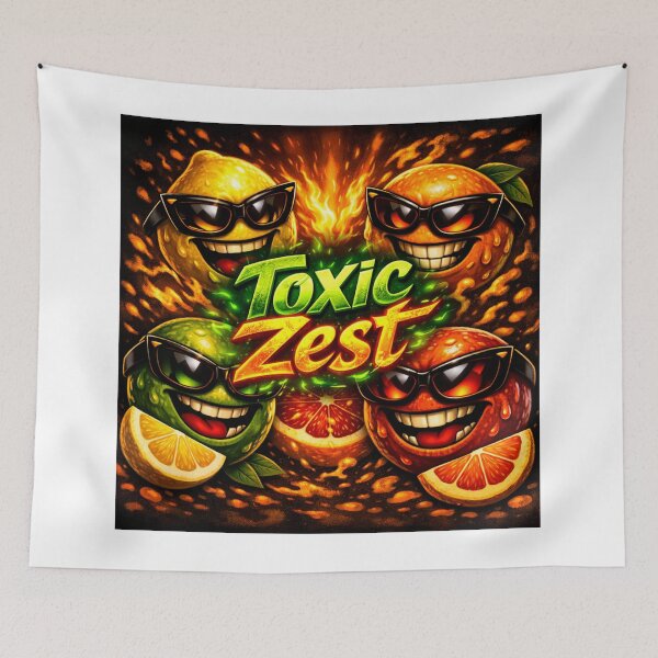 Item preview, Toxic Zest Angry Citrus Fruits Funny Badass Design designed and sold by JREEHBRAND.
