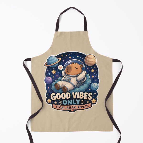 Item preview, Floating Space Capybara | Kawaii Astronaut designed and sold by Noxivora.