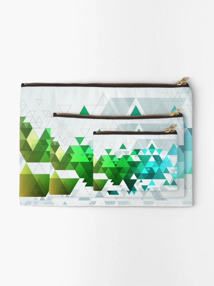 Thumbnail 2 of 4, Zipper Pouch, Triangular designed and sold by hyperite.