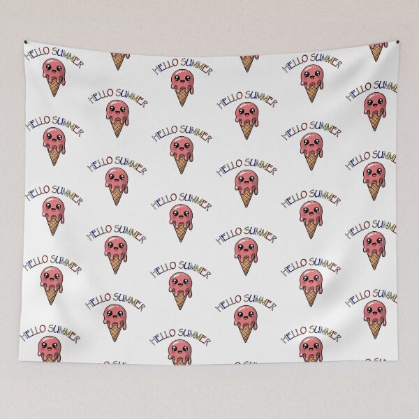Item preview, Cute Kawaii Ice Cream designed and sold by QuiteOrbit.