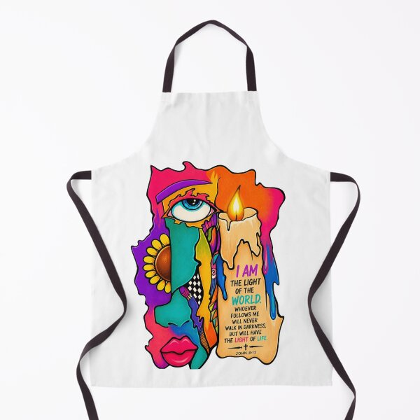 Item preview, I Am the Light of the World – John 8:12 Christian Colorful Faith Art Shirt | Inspirational Bible Verse Design designed and sold by Ashes to Artistry.