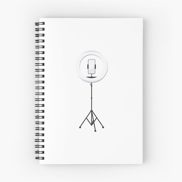 Item preview, Ring Light With Cell Phone On Tripod Vector designed and sold by THP Creative.