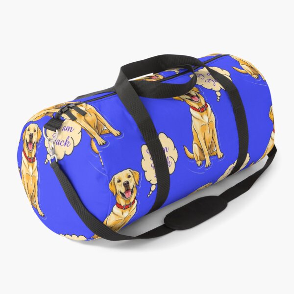 Item preview, "I Am Jack" Happy Yellow Labrador Dog with Red Collar | Personalized Pet Art designed and sold by zohocreations.