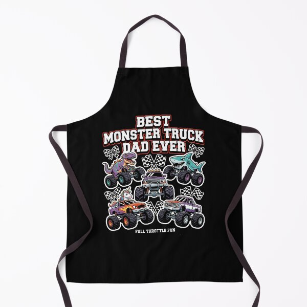Item preview, Best Monster Truck Dad Ever – Full Throttle Fun T-Shirt designed and sold by BumbleBloom7.