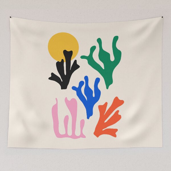 Item preview, Retro Minimalist Summer Abstract Inspired by Matisse designed and sold by MaiZephyr.