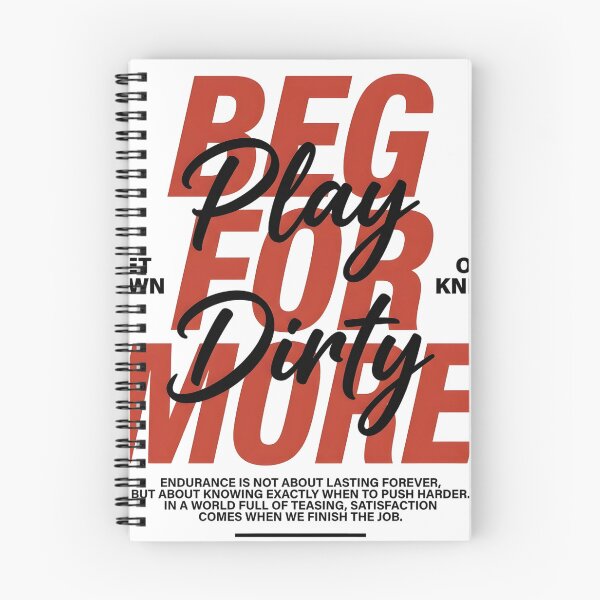 Item preview, Play Dirty Beg For More Edgy Y2K Typography designed and sold by P2P-paotopao.