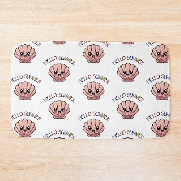 Item preview, Kawaii Beach Shell Summer Vacation designed and sold by QuiteOrbit.