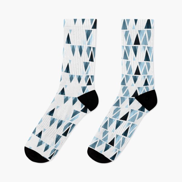 Item preview, Icicles Crystal Pieces - Blue Geometric Winter Theme Art designed and sold by KINKDesign.