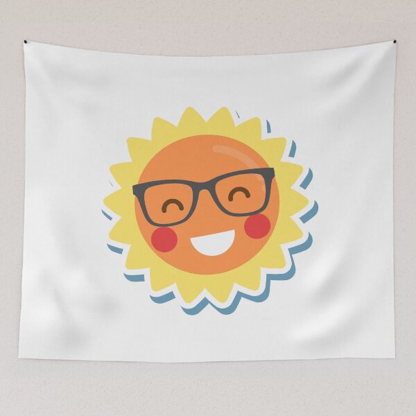 Item preview, Cute Smiling Sun Sticker designed and sold by priyanshustore.