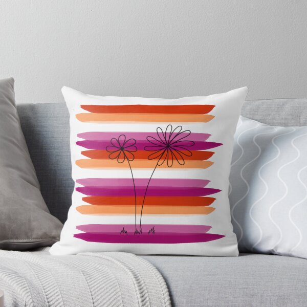 Item preview, Lesbian Pride Flower Doodle designed and sold by CrimsonAdri.
