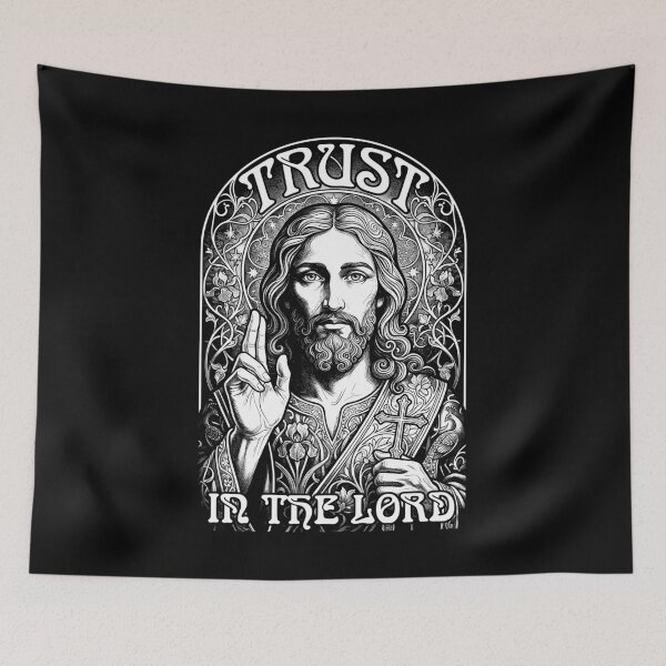 Item preview, Trust The Lord Jesus Christ Vintage Christian Faith designed and sold by GrandeDuc.