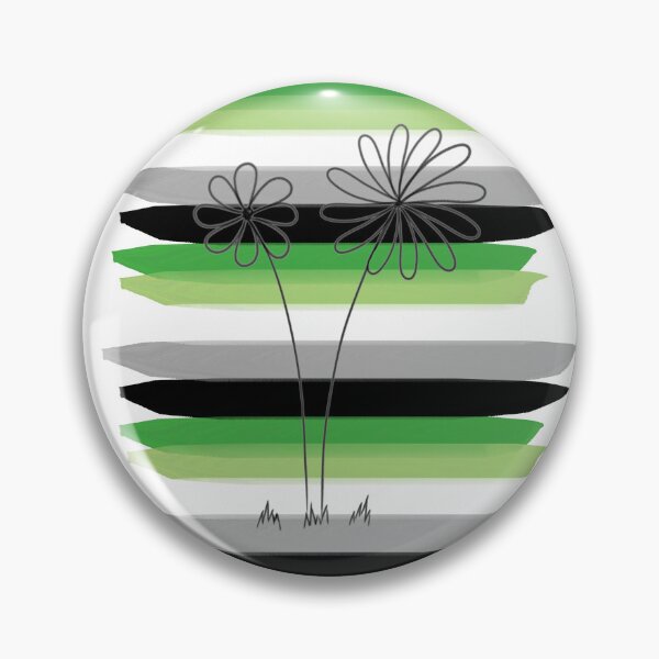 Item preview, Aromantic Pride Flower Doodle designed and sold by CrimsonAdri.
