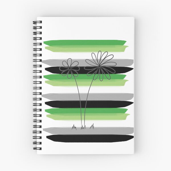Item preview, Aromantic Pride Flower Doodle designed and sold by CrimsonAdri.