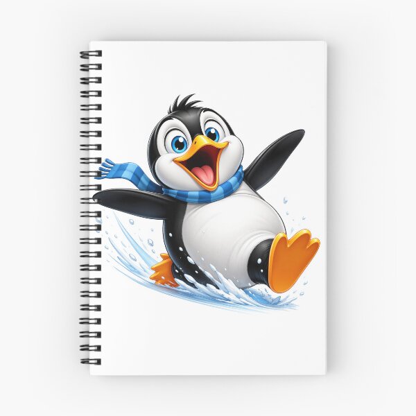 Item preview, Sliding Playful 3D Cartoon Winter Animal Positive Vibes designed and sold by LunaPixelStudio.