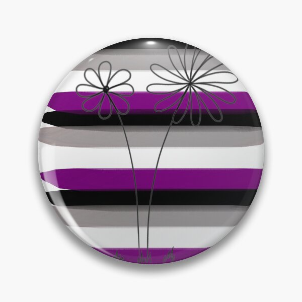Item preview, Asexual Pride Flower Doodle designed and sold by CrimsonAdri.
