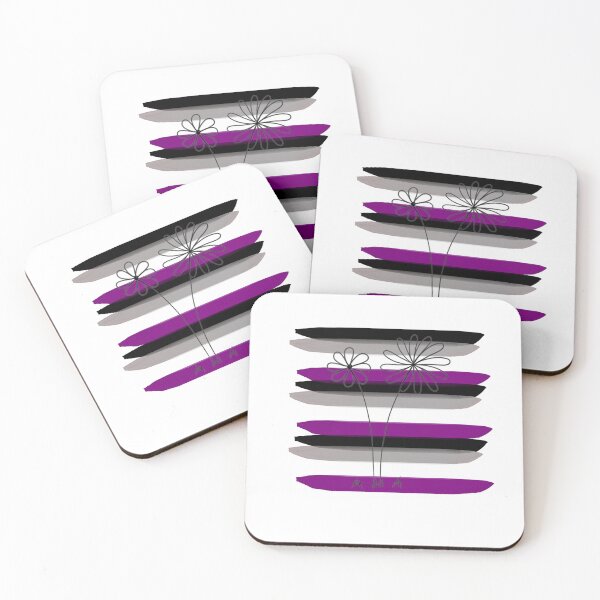 Item preview, Asexual Pride Flower Doodle designed and sold by CrimsonAdri.