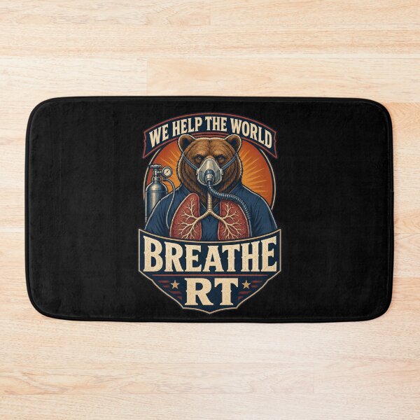 Item preview, Vintage Americana Respiratory Therapist Bear | RT Gift | Respiratory Care Week | Lung Health Awareness designed and sold by ClinicalHubs.