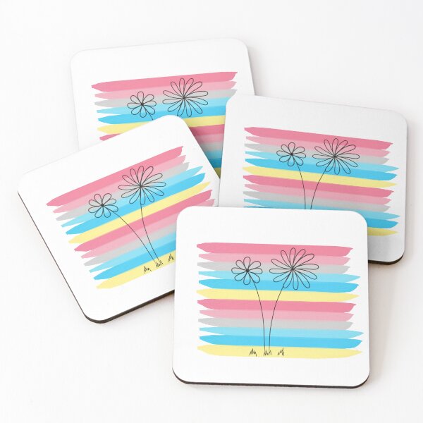 Item preview, Genderflux Pride Flower Doodle designed and sold by CrimsonAdri.