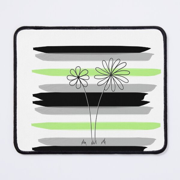 Item preview, Agender Pride Flower Doodle designed and sold by CrimsonAdri.