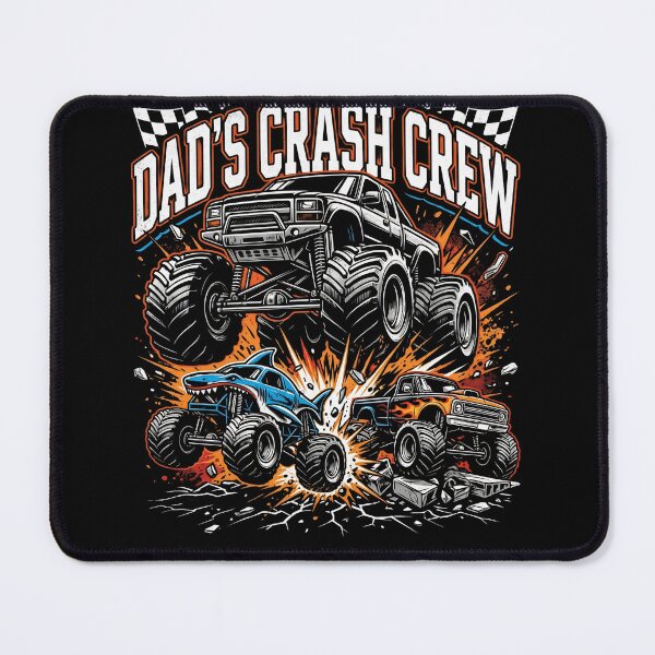 Item preview, Dad's Crash Crew Monster Truck Rally designed and sold by BumbleBloom7.