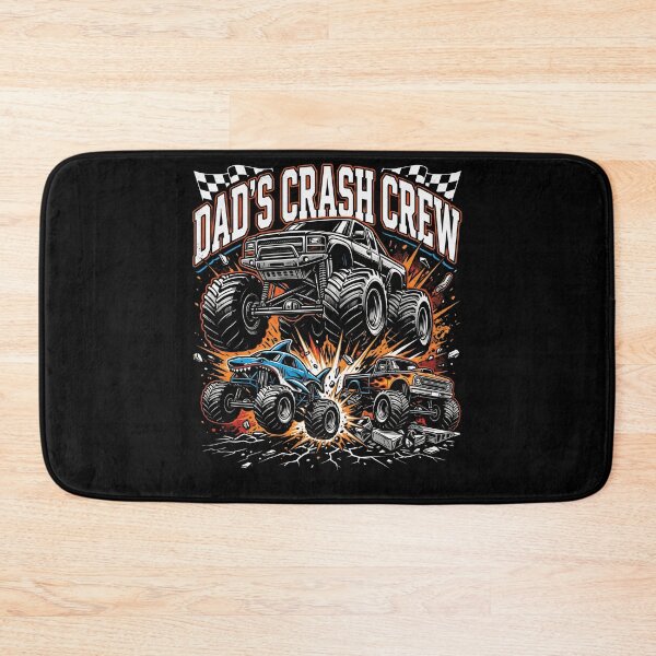 Item preview, Dad's Crash Crew Monster Truck Rally designed and sold by BumbleBloom7.