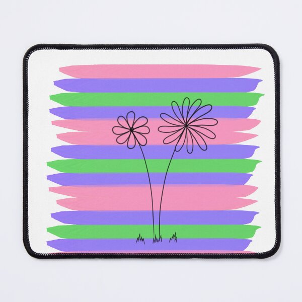 Item preview, Trigender Pride Flower Doodle designed and sold by CrimsonAdri.
