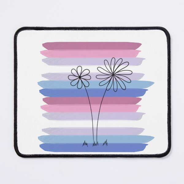Item preview, Bigender Pride Flower Doodle designed and sold by CrimsonAdri.