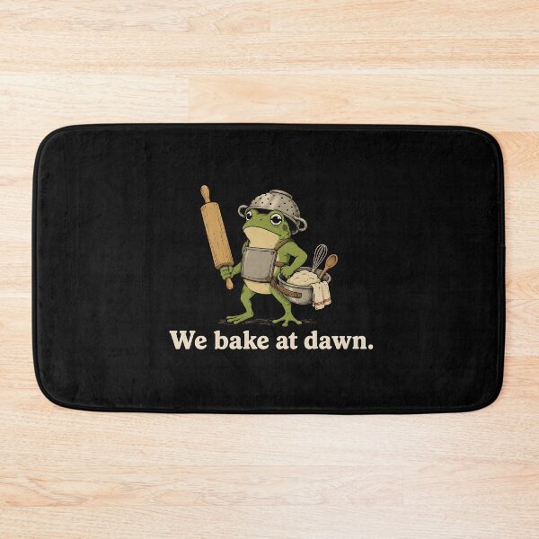 Item preview, We Bake At Dawn Frog designed and sold by zoes-ink.