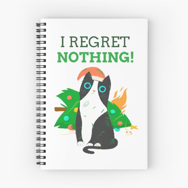Item preview, I Regret Nothing Funny Christmas Cat designed and sold by GenZFashion000.