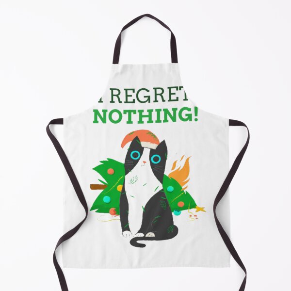 Item preview, I Regret Nothing Funny Christmas Cat designed and sold by GenZFashion000.